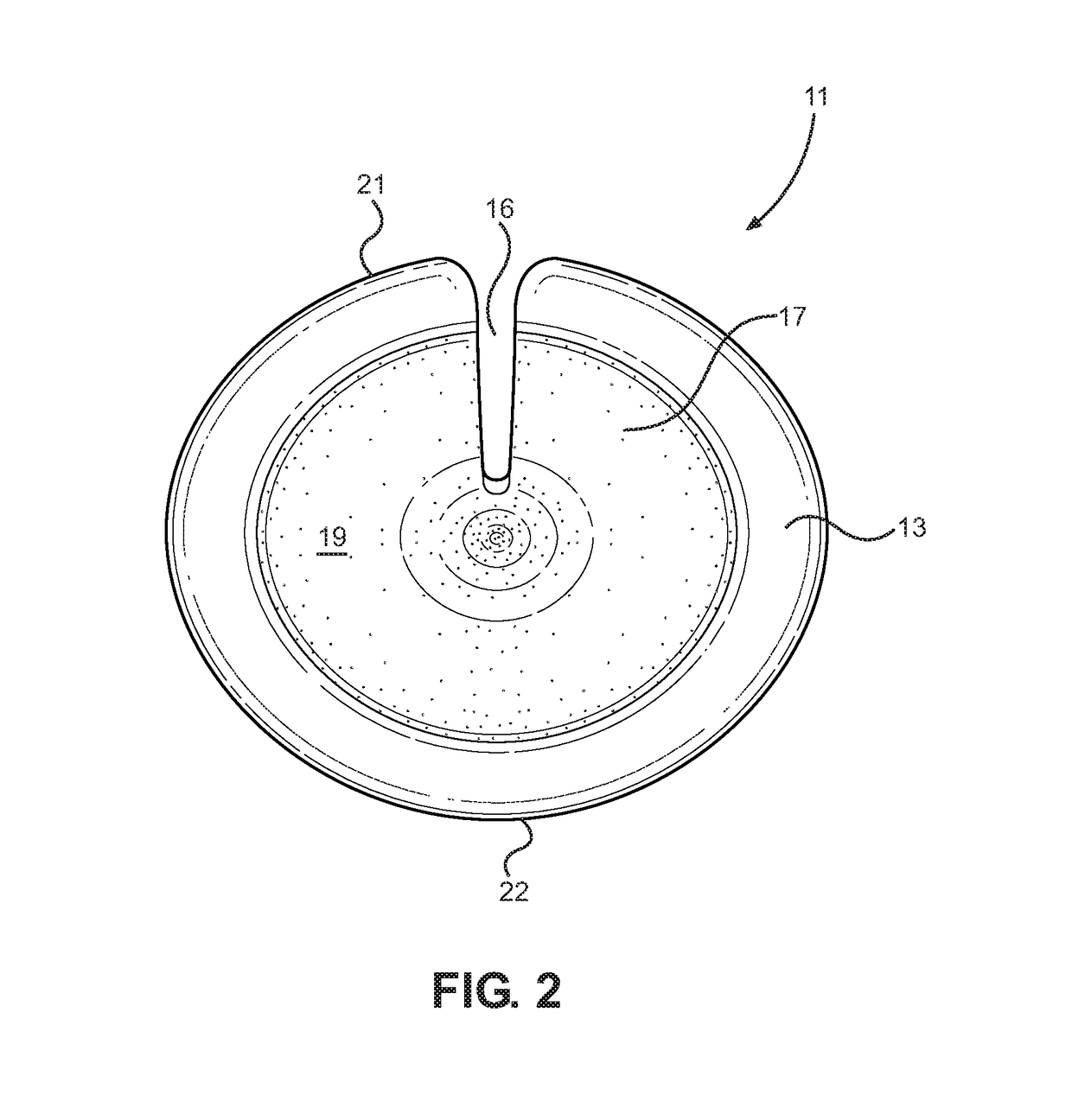 Urinary incontinence pad