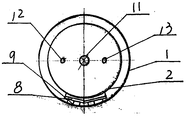 Self-contained water-mixing coupling pressure-bearing efficient energy-saving furnace body