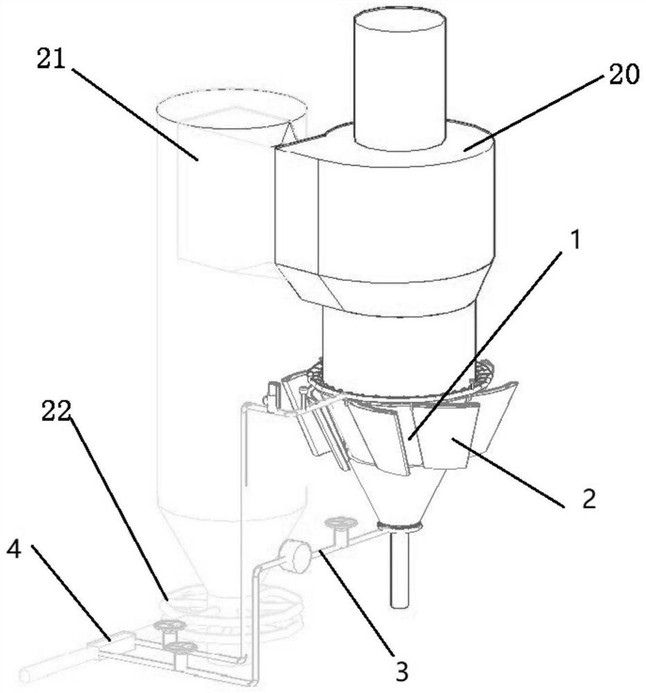 Waste heat recovery device for high-temperature aluminum oxide roasting furnace