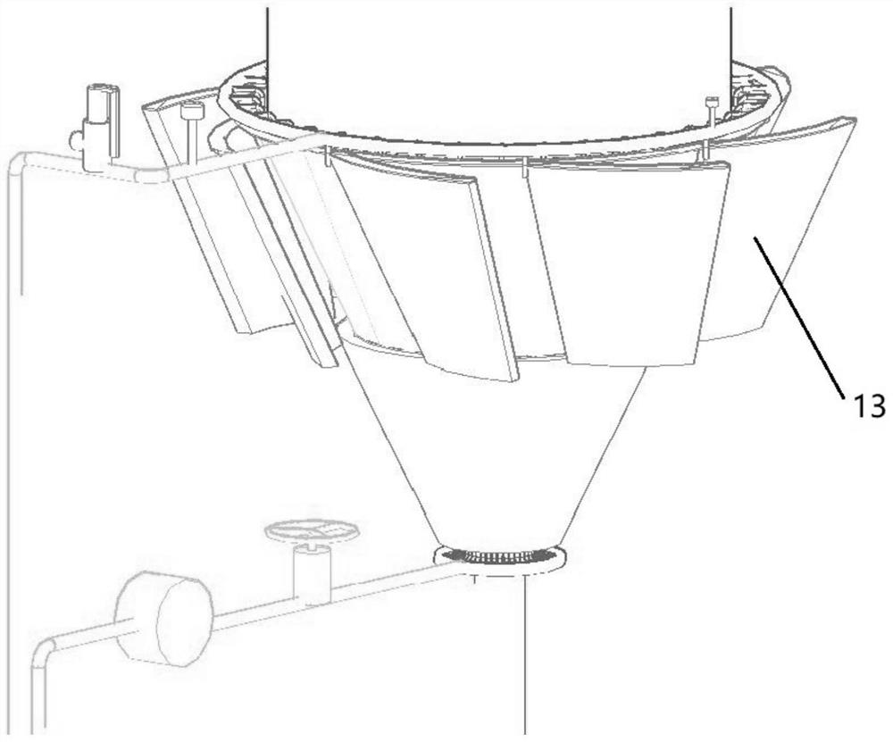 Waste heat recovery device for high-temperature aluminum oxide roasting furnace