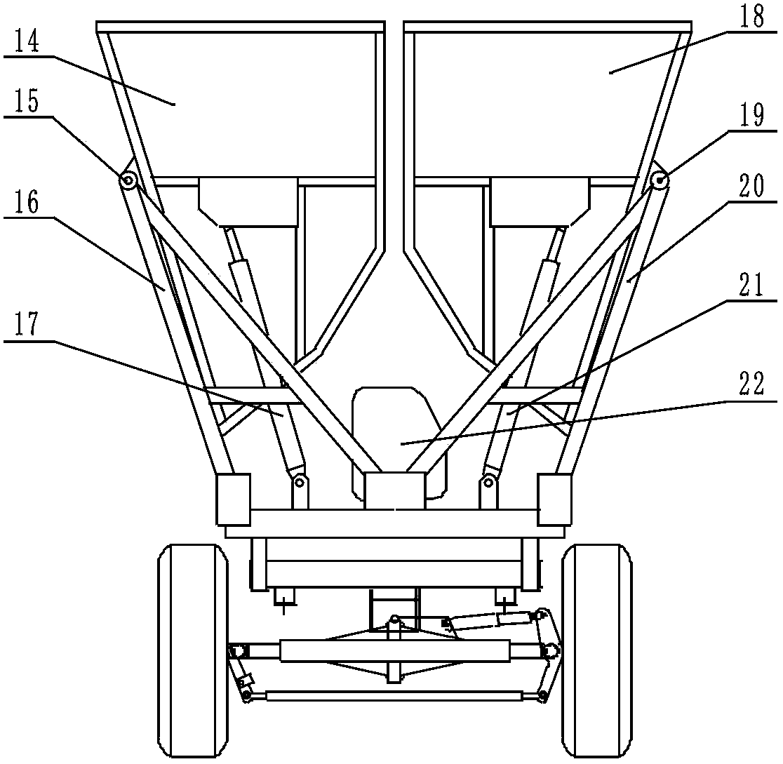 Small and medium size self-propelled corncob-stem both-gaining corn combine harvester