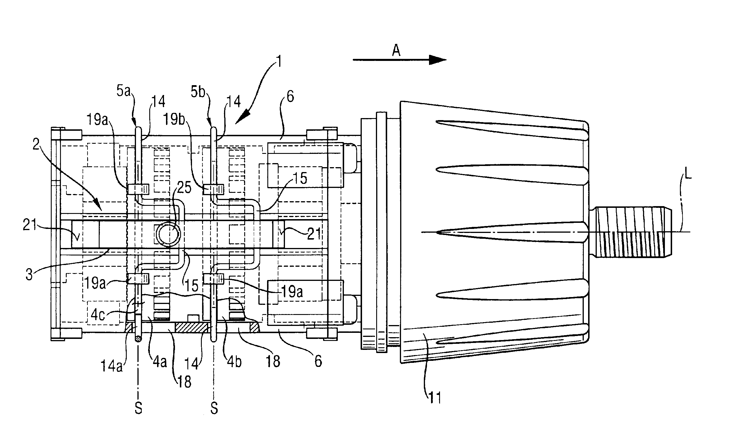 Gear transmission assembly for electrical power tool