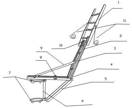 Working platform with adjustable length for power field
