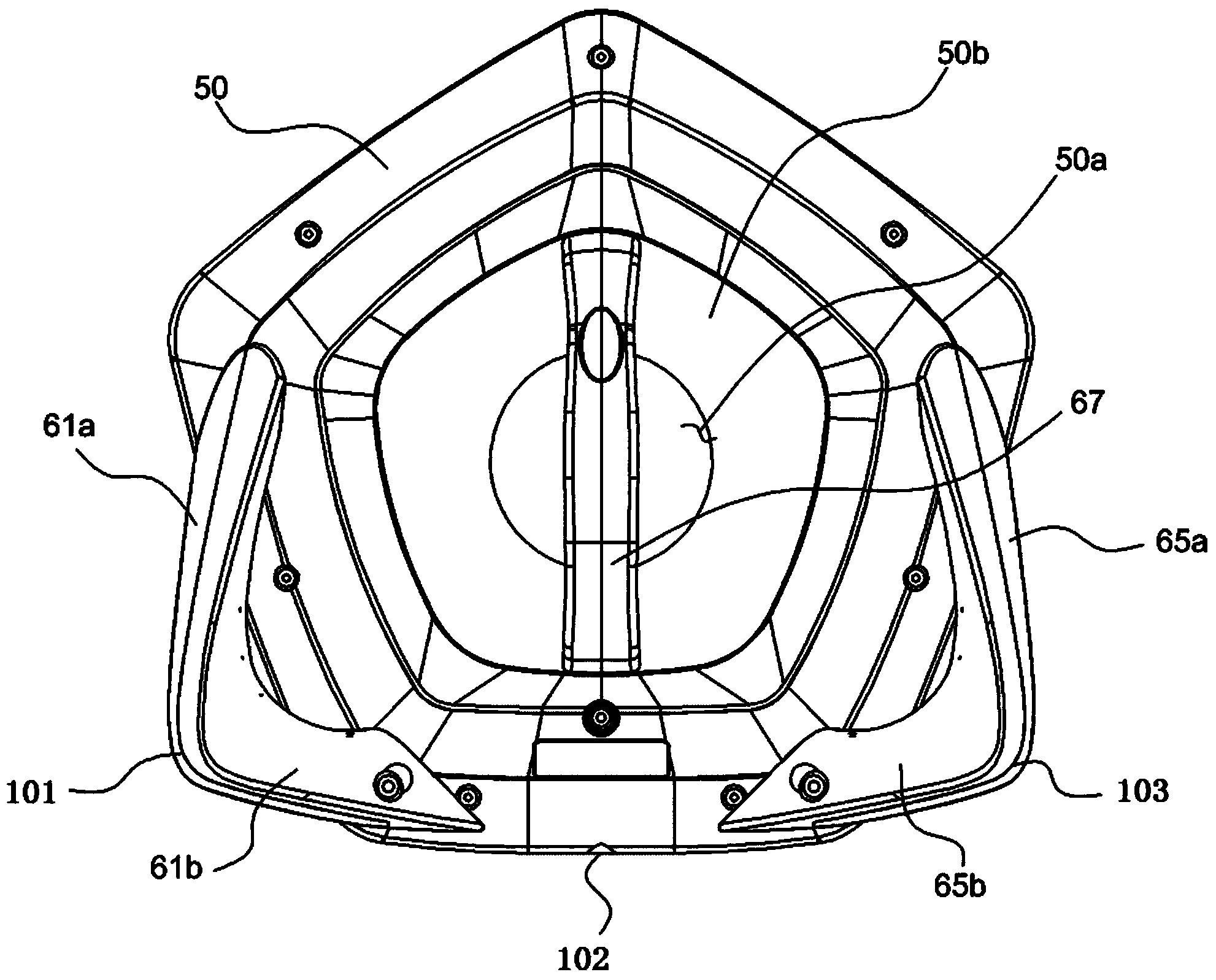 Movable acoustical camera and manufacturing method