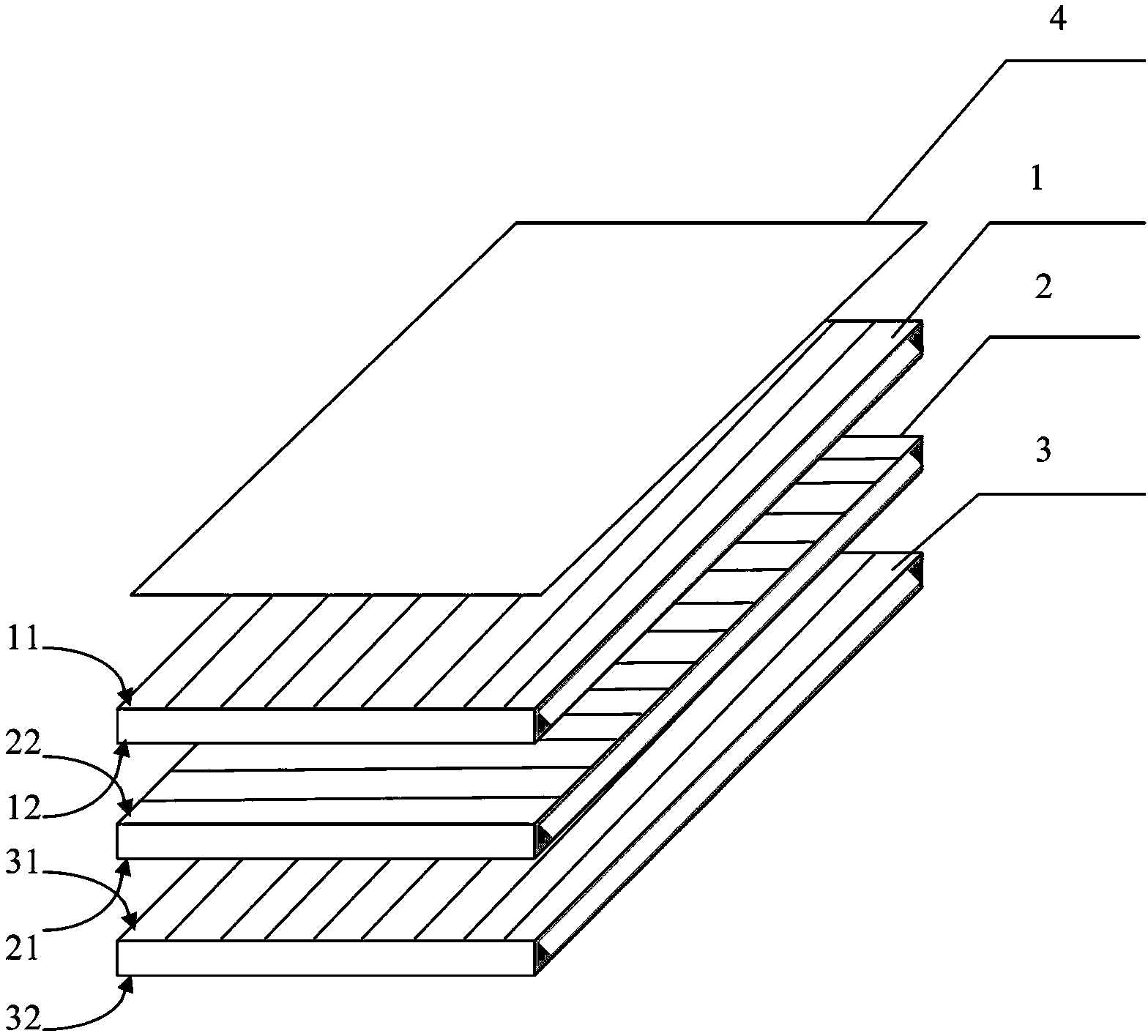 Manufacturing method of non-formaldehyde solid wood composite floor using low-density cottonwood veneers as base materials