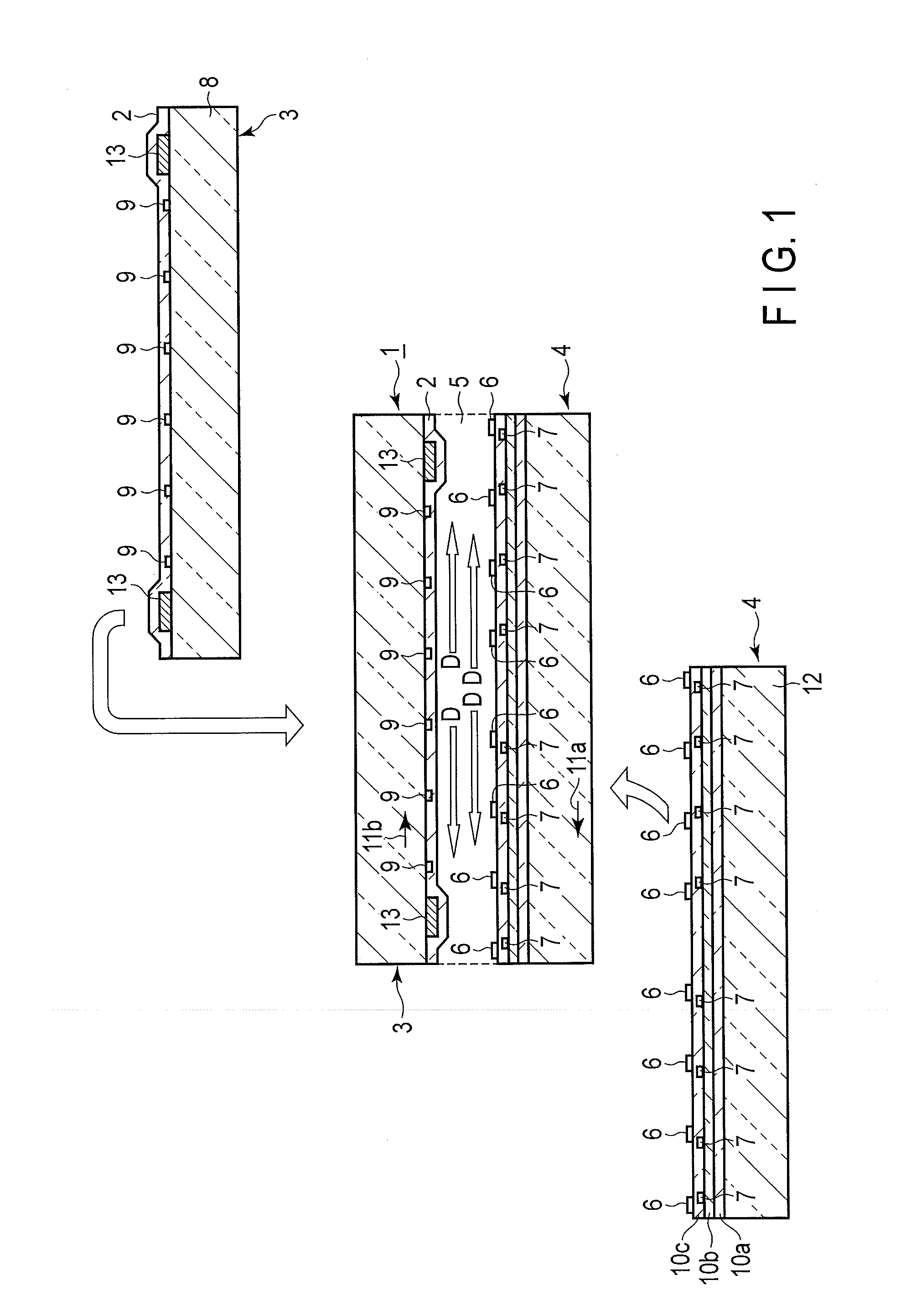 Liquid crystal display substrate and liquid crystal display device