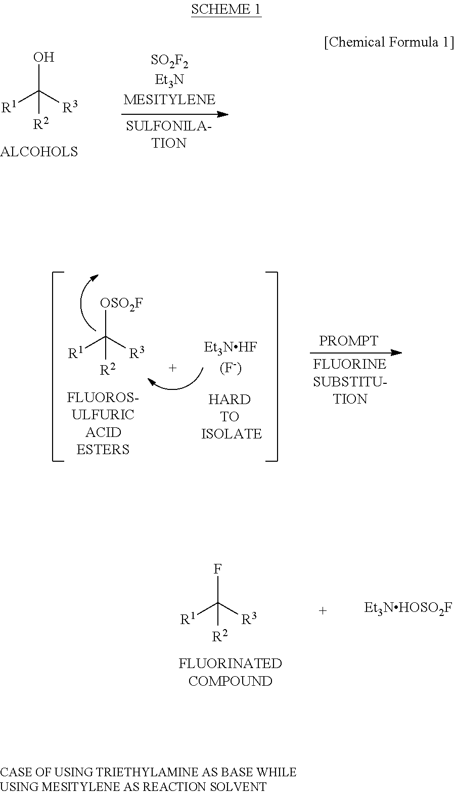 Method for Producing Fluorosulfuric Acid Ester