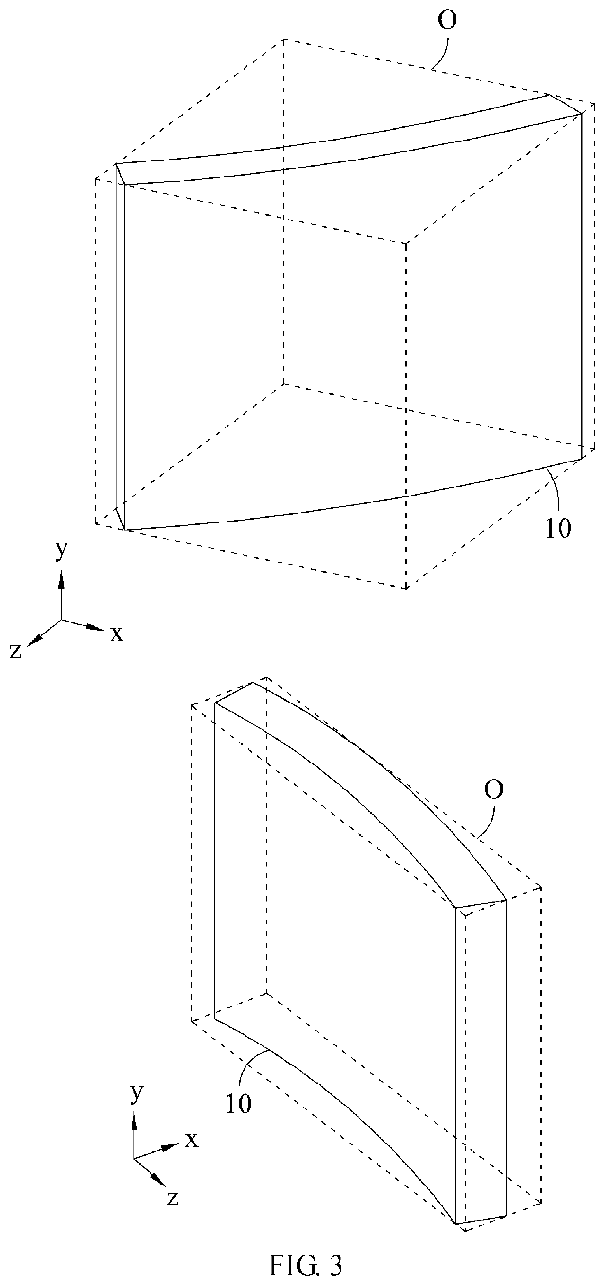 Package method of radioactive dismantled parts