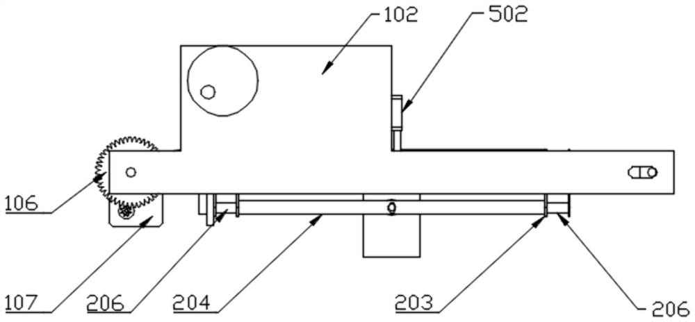 An intermittent delivery mechanism for the cardboard of pharmaceutical packaging boxes