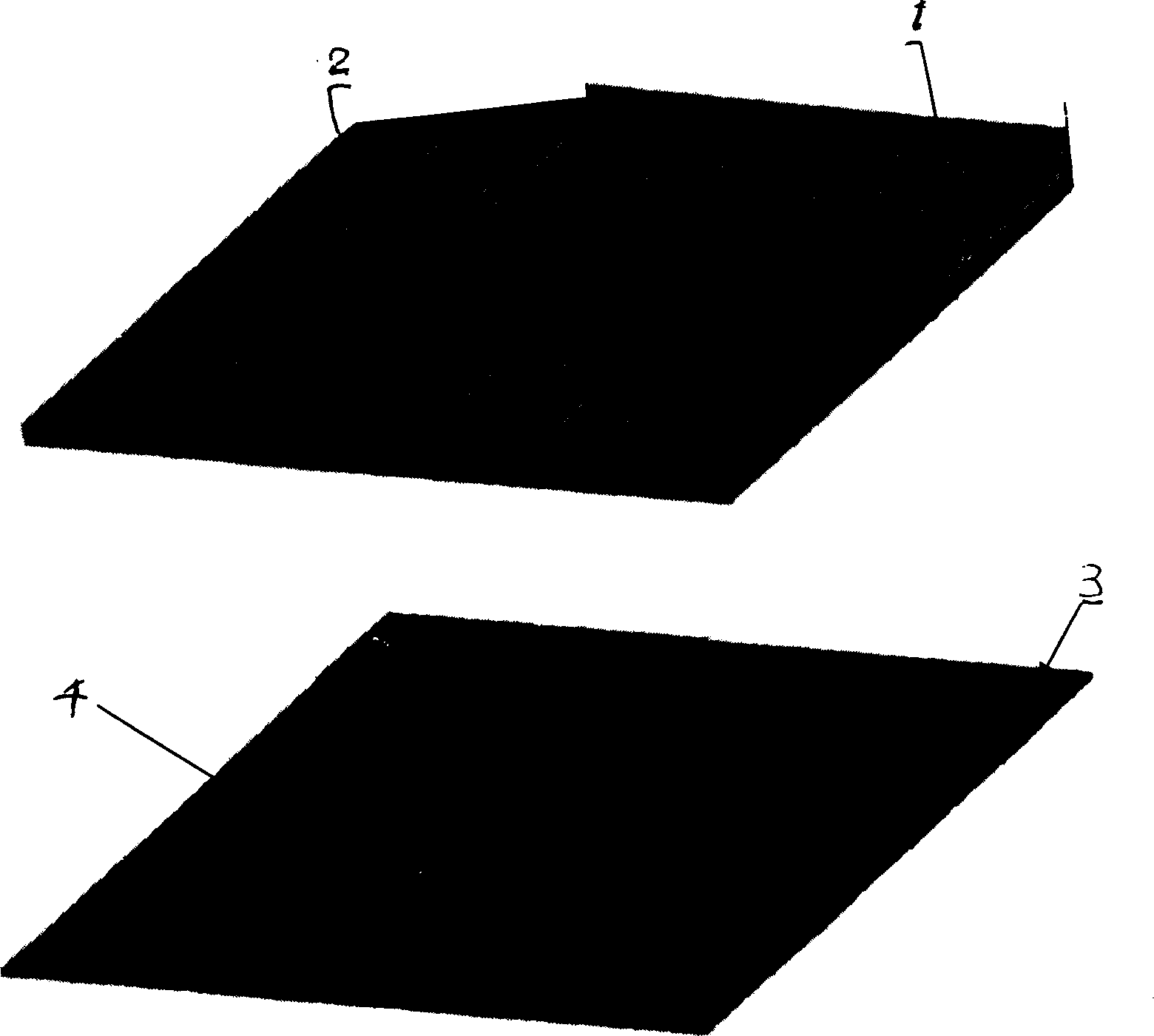 Nickle sheet positioning method