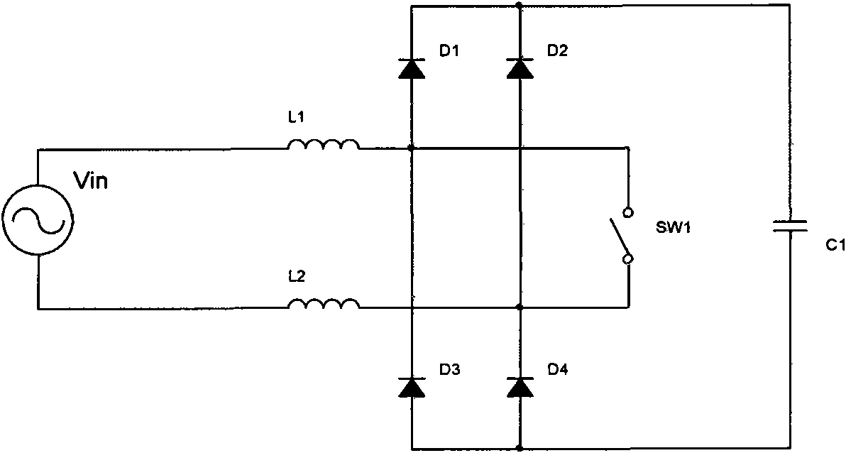 Anti-surge PFC circuit