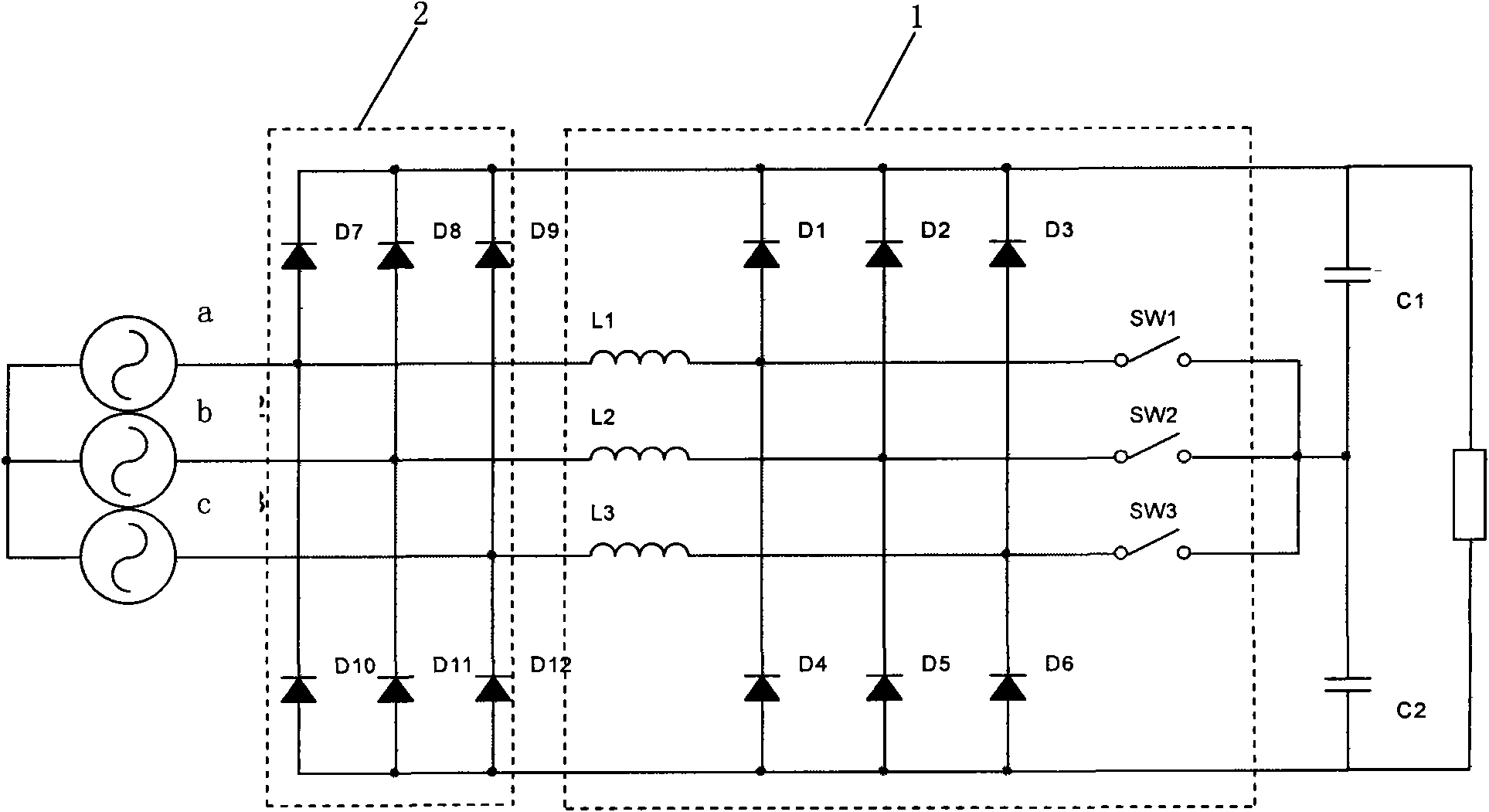 Anti-surge PFC circuit