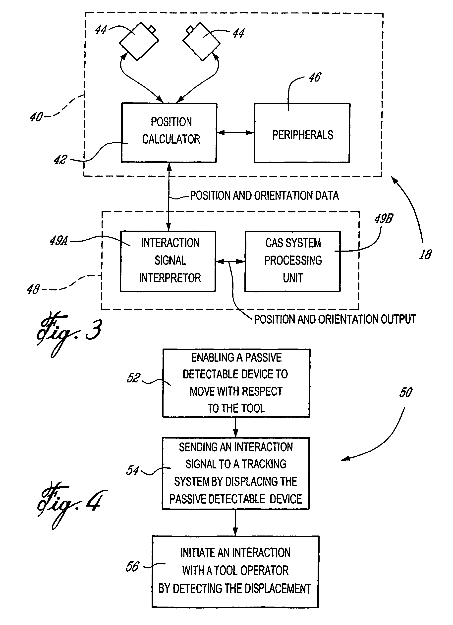 Interface apparatus for passive tracking systems and method of use thereof