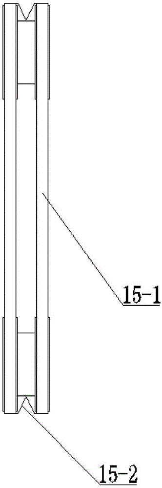 Permanent magnet chain wall climbing robot with air rods for buffering