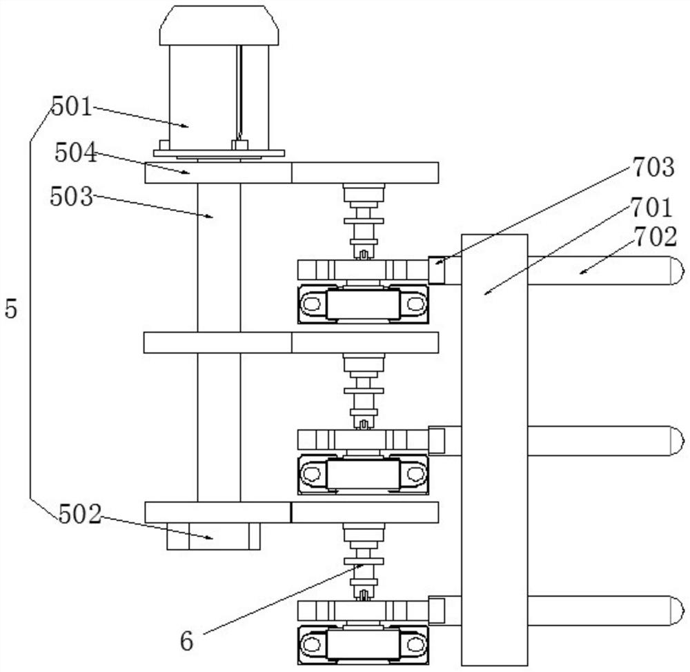Automatic production clamping device and method suitable for industrial robot