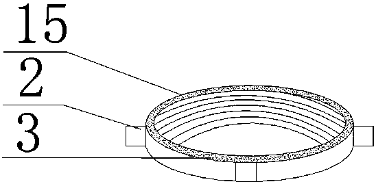 Reservoir cleaning device for water treatment
