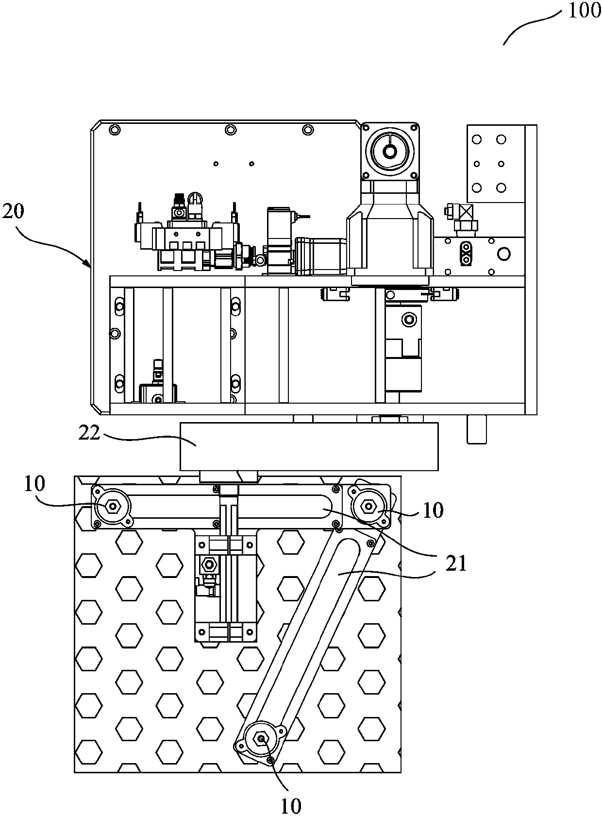 Vacuum chuck and bracket type vacuum adsorption equipment provided with vacuum chuck