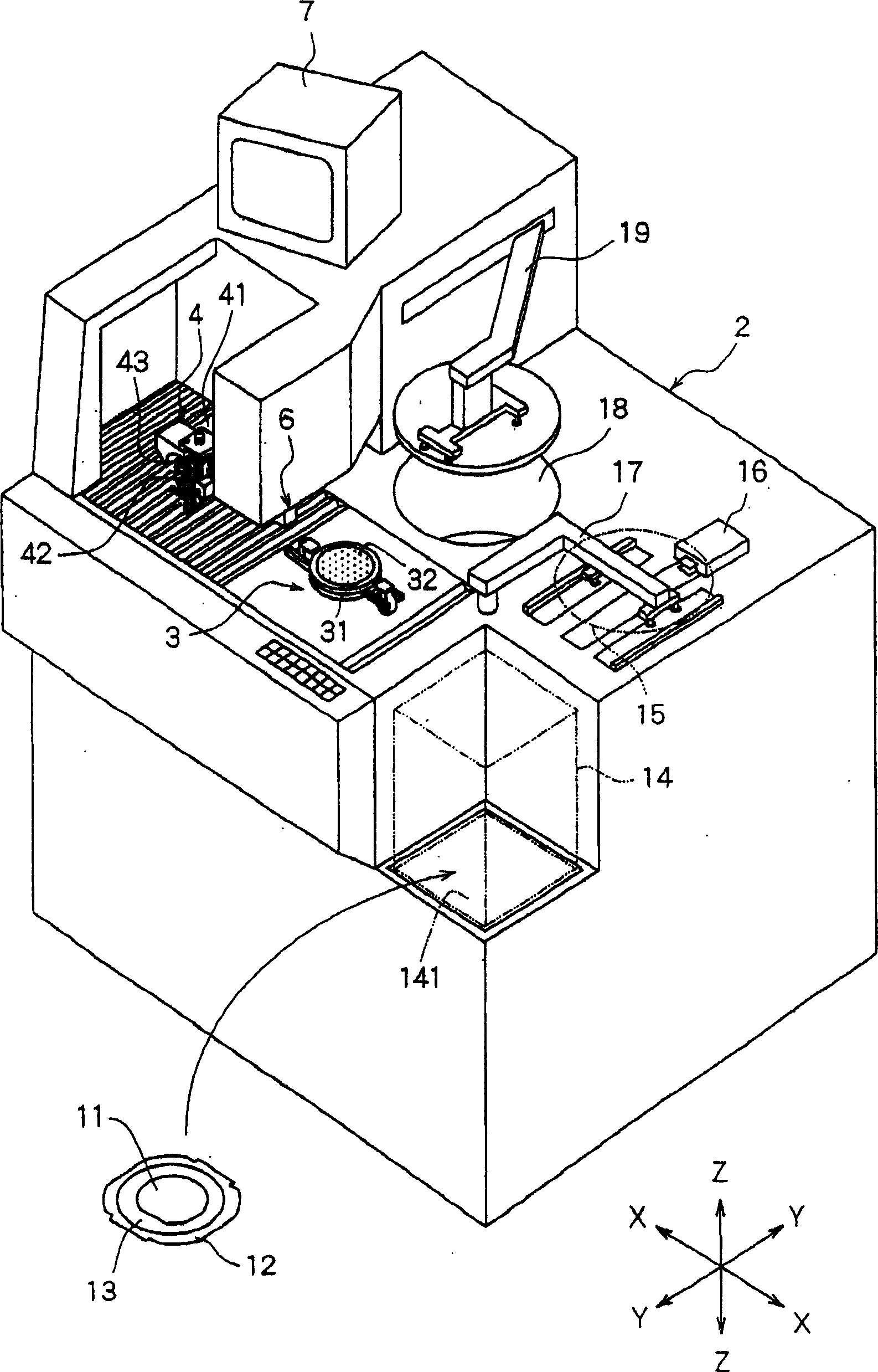 Cutting tip monitoring device for cutting device