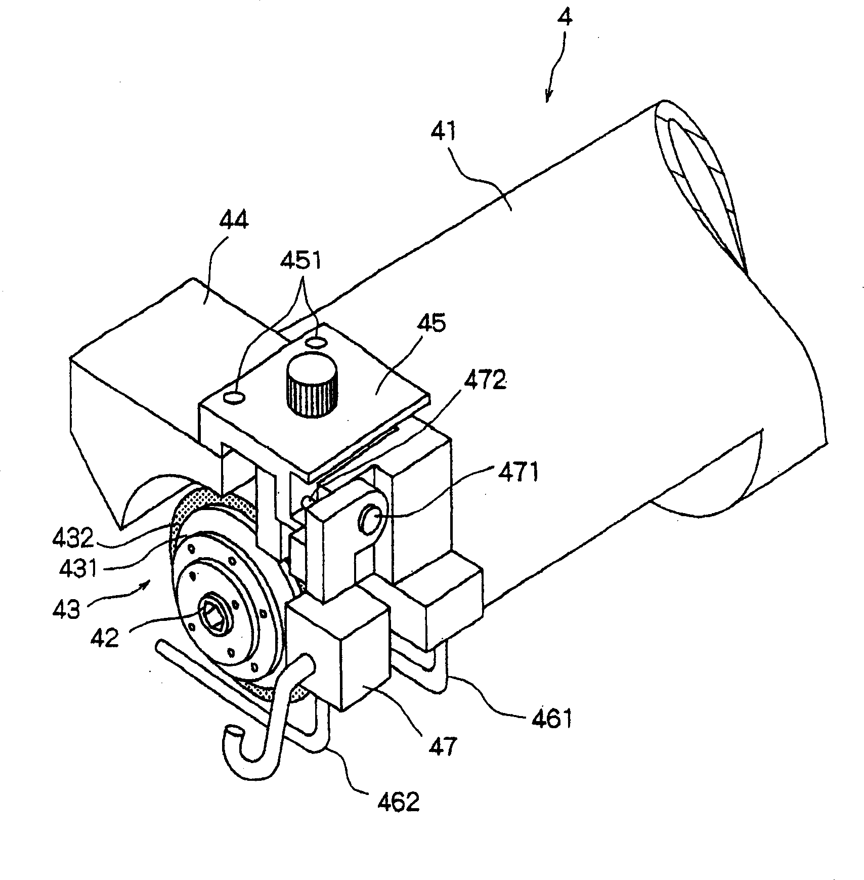 Cutting tip monitoring device for cutting device