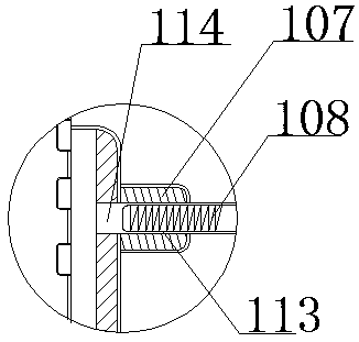 Retractable illuminating lamp support for road construction