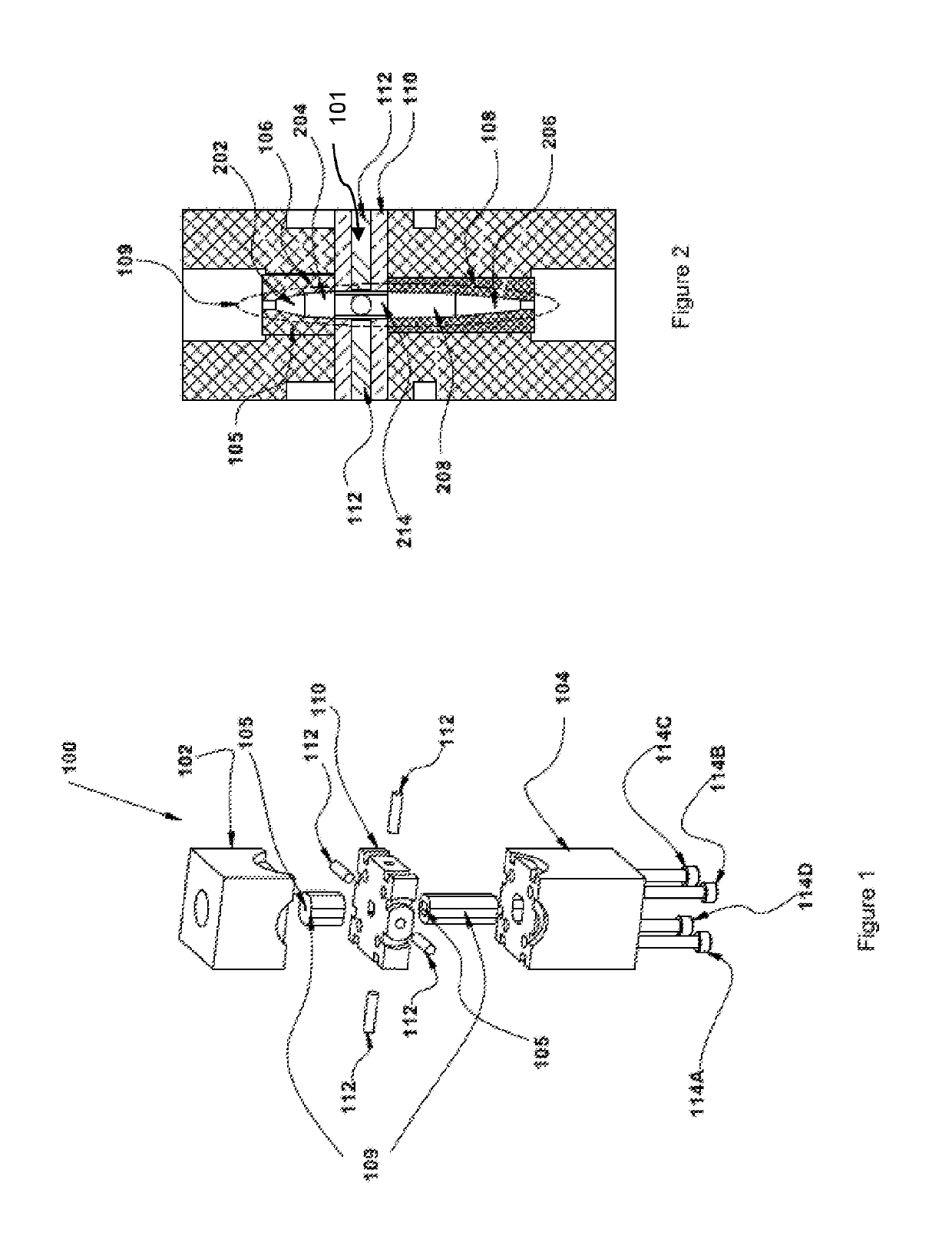 Flow cell and system for simultaneous measurement of absorbance and emission in a sample