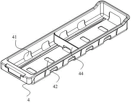 Article positioning storage and take-away method