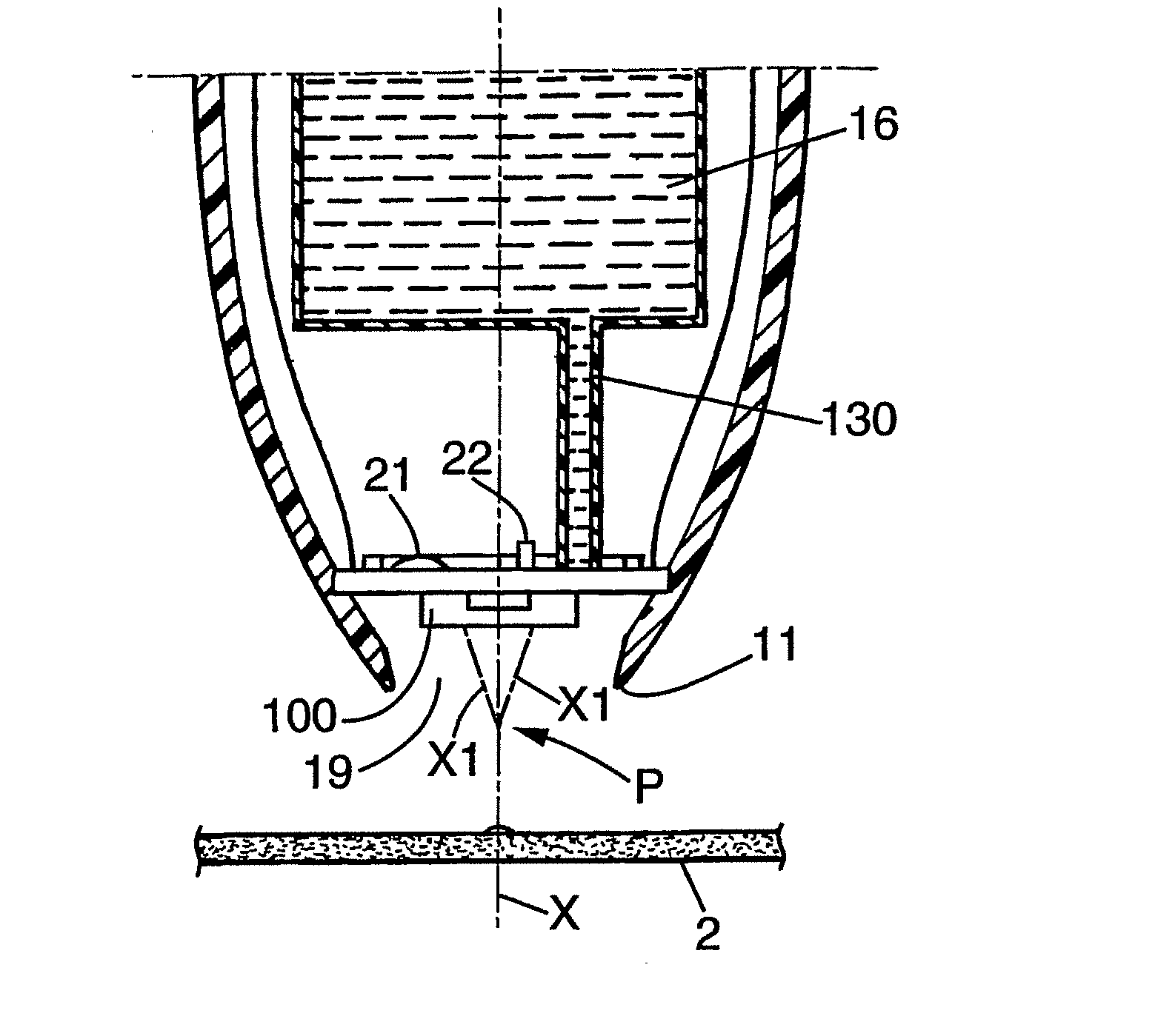 Multi-Nozzle Liquid Droplet Ejecting Head, a Writing Instrument Comprising Such a Head, and a Method of Ejecting Liquid Droplets From Same