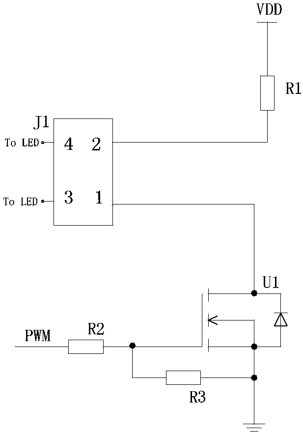 LED lamp control device and wading robot