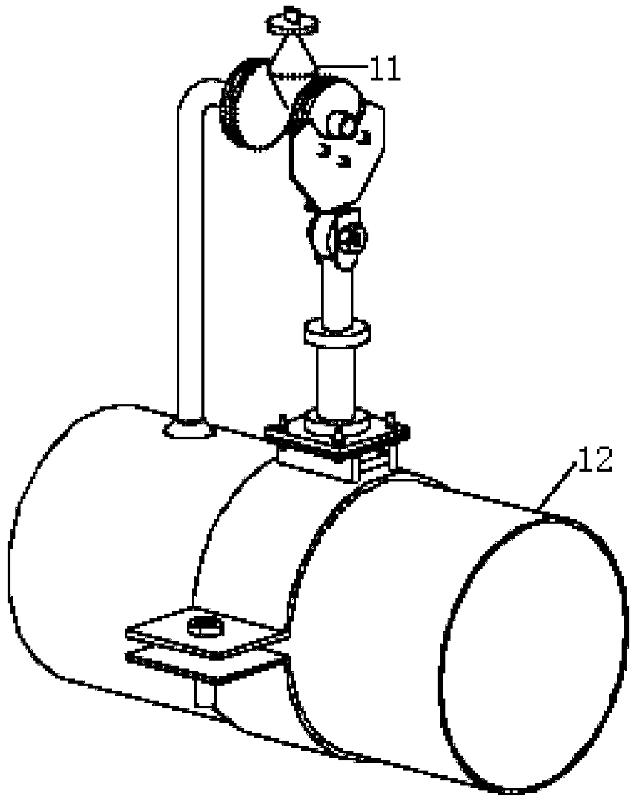 Clasp type spring flange support