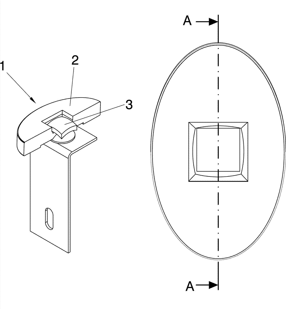 System and method for the articulated attachment of solar reflector elements to supporting structures