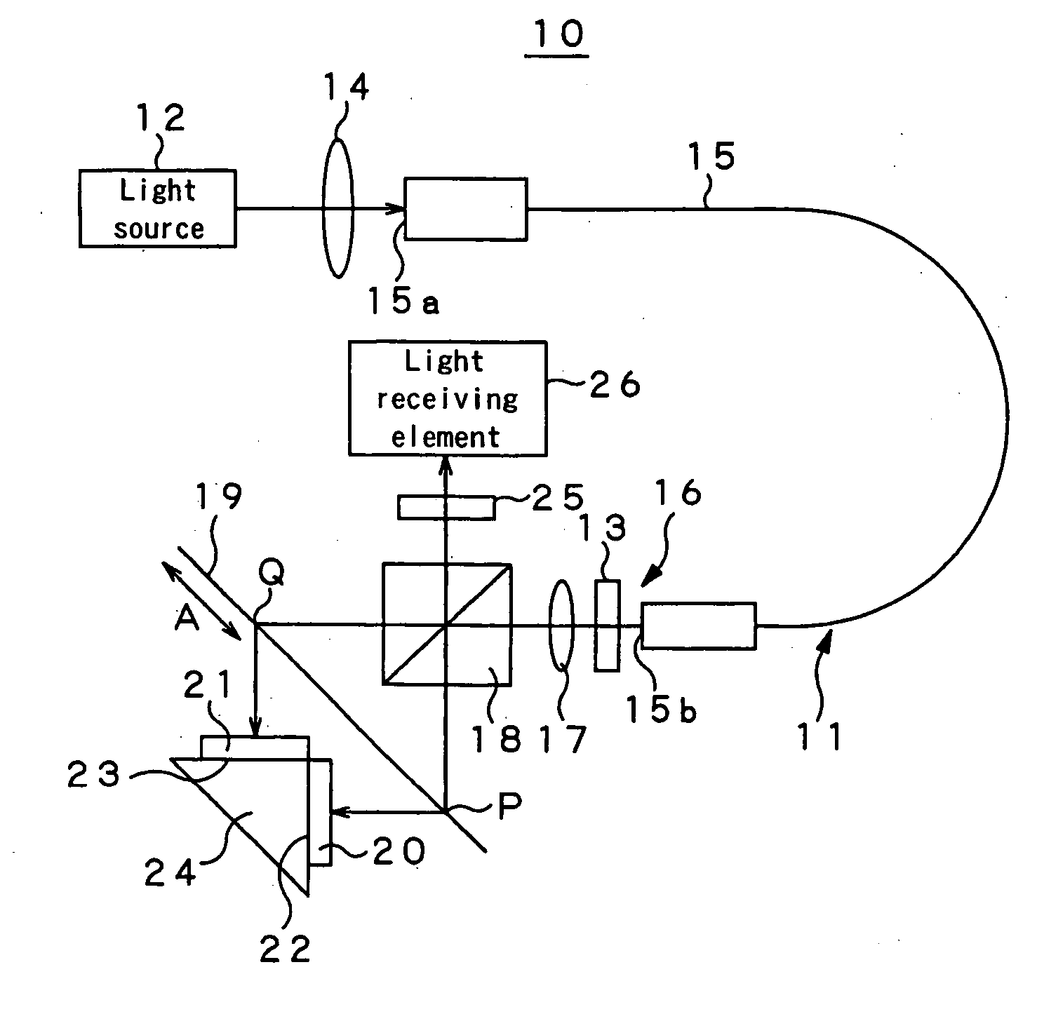 Displacement detection apparatus, displacement measuring apparatus and fixed point detection apparatus