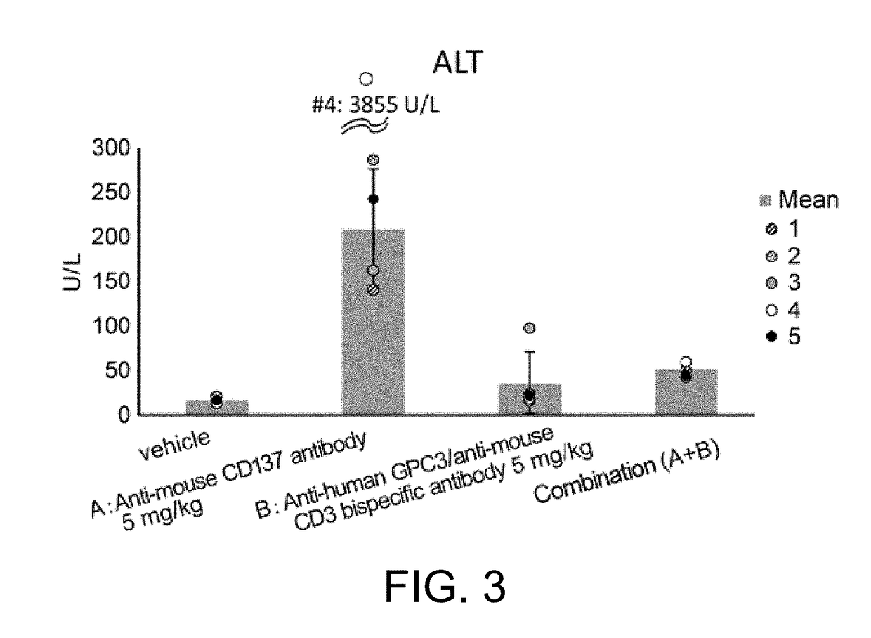 Combined use of immune activators