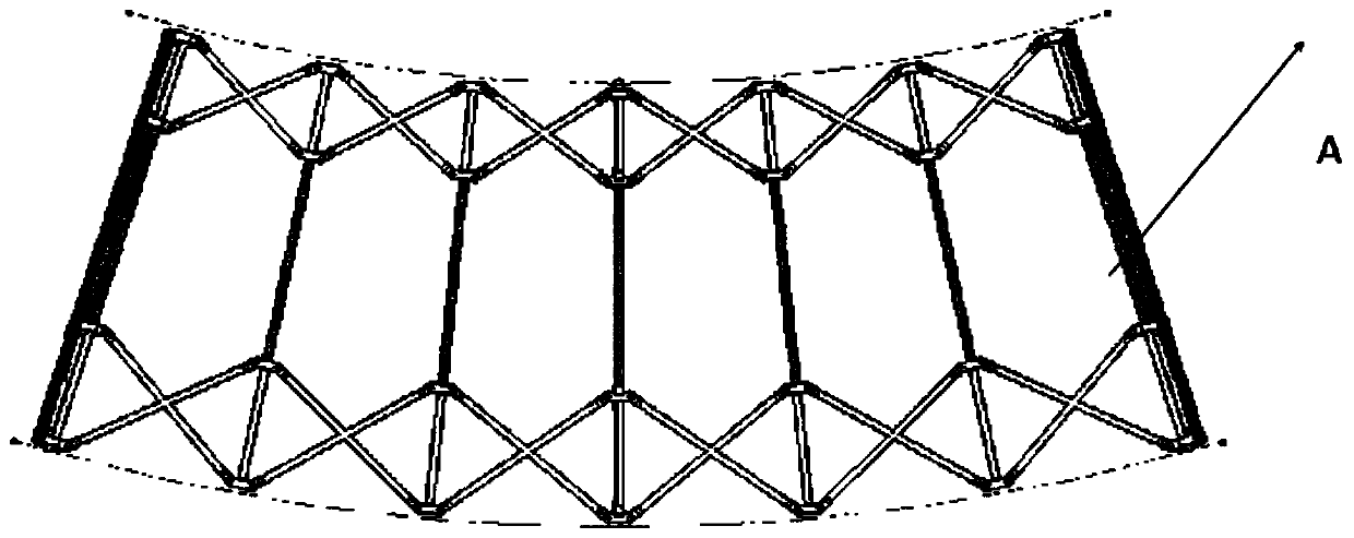 A Double Layer Scissor Parabolic Cylindrical Deployable Truss Antenna Device