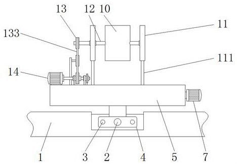 A three-axis workpiece clamping seat for CNC lathe processing