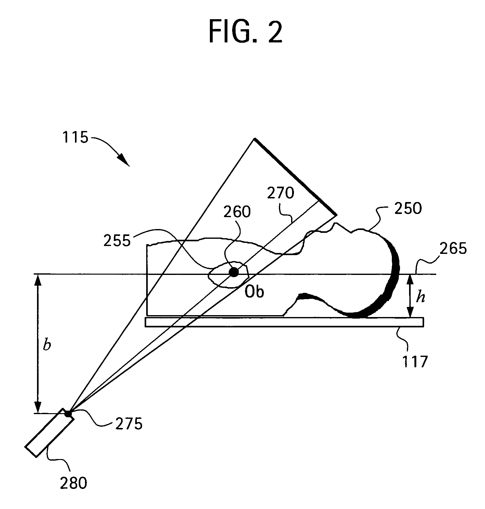 Method and system for registering 3D models of anatomical regions with projection images of the same