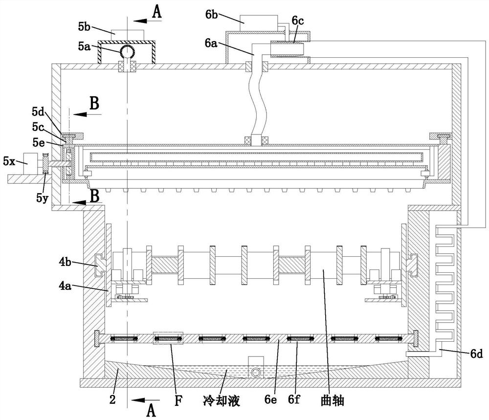 Engine crankshaft surface heat treatment method