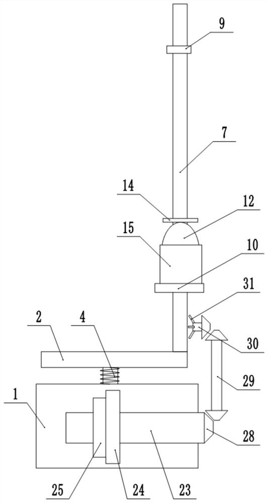 An automatic cleaning device for a measuring instrument