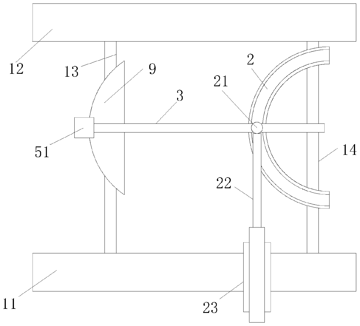 Polishing device for chair machining