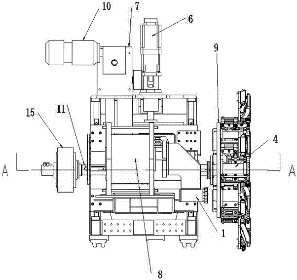 Automatic tool changing mechanism for induction quenching machine tool inductors