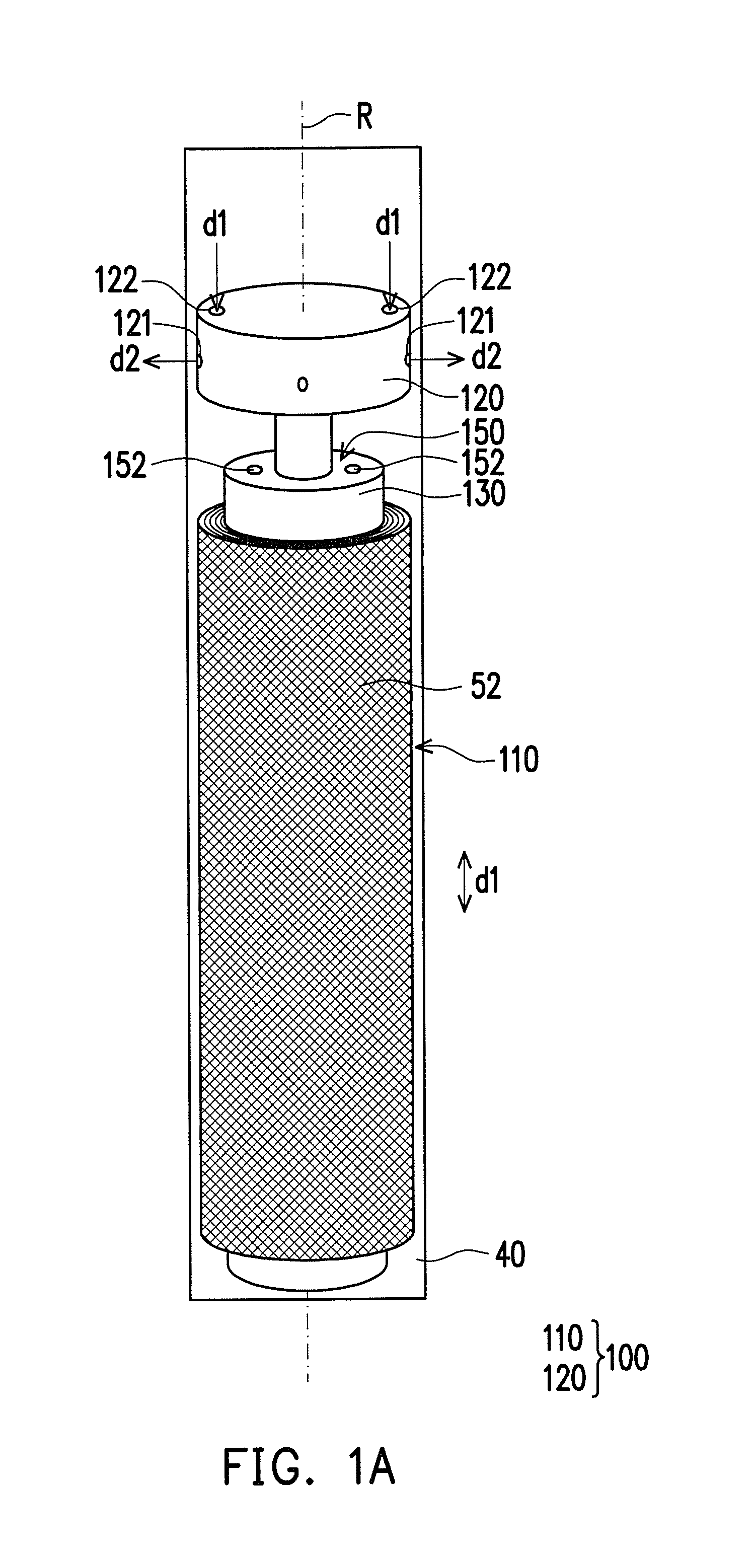 Dyeing device and dyeing apparatus