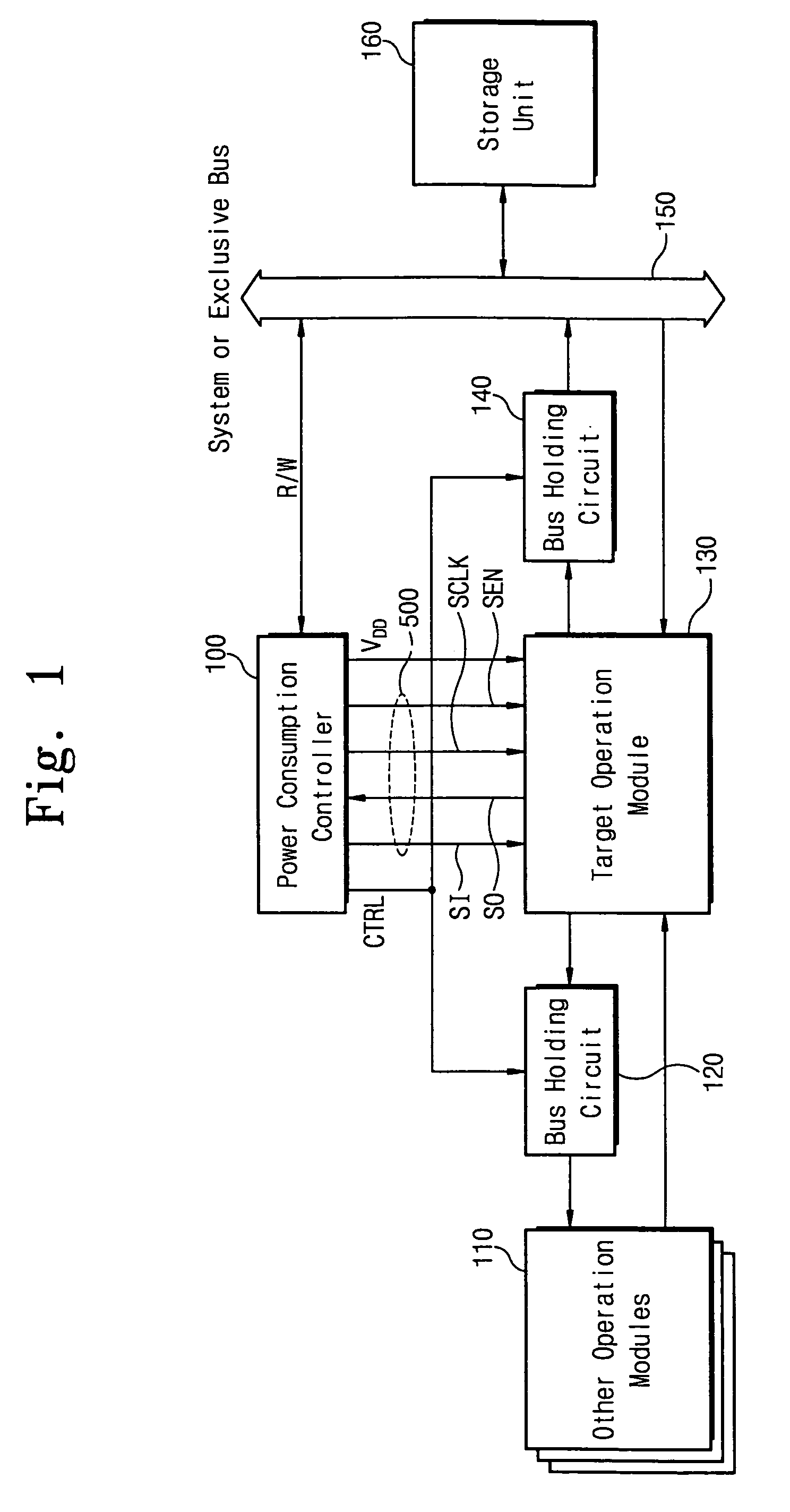 System and apparatus for allowing data of a module in power saving mode to remain accessible