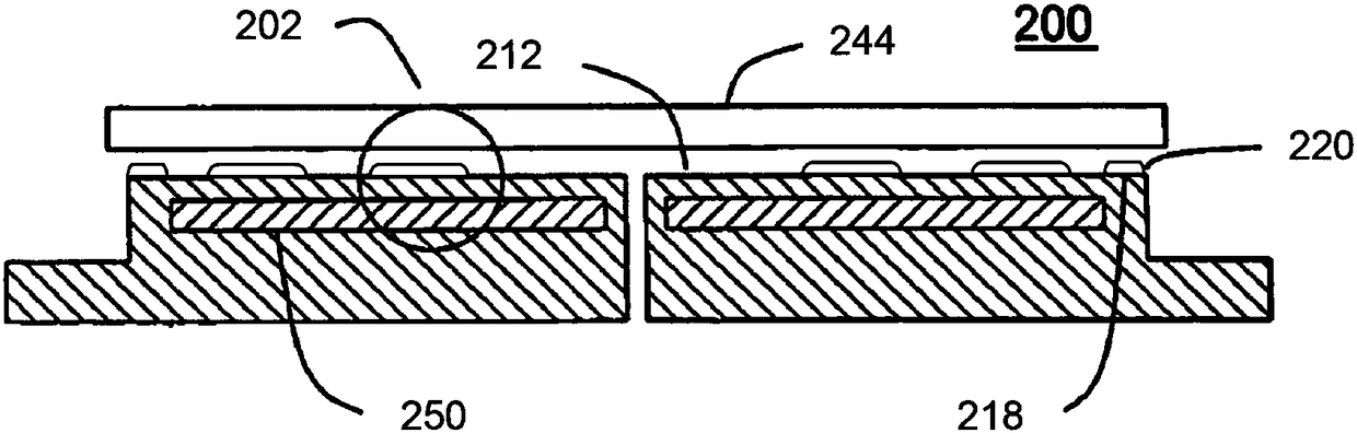 Substrate support assembly with deposited surface features