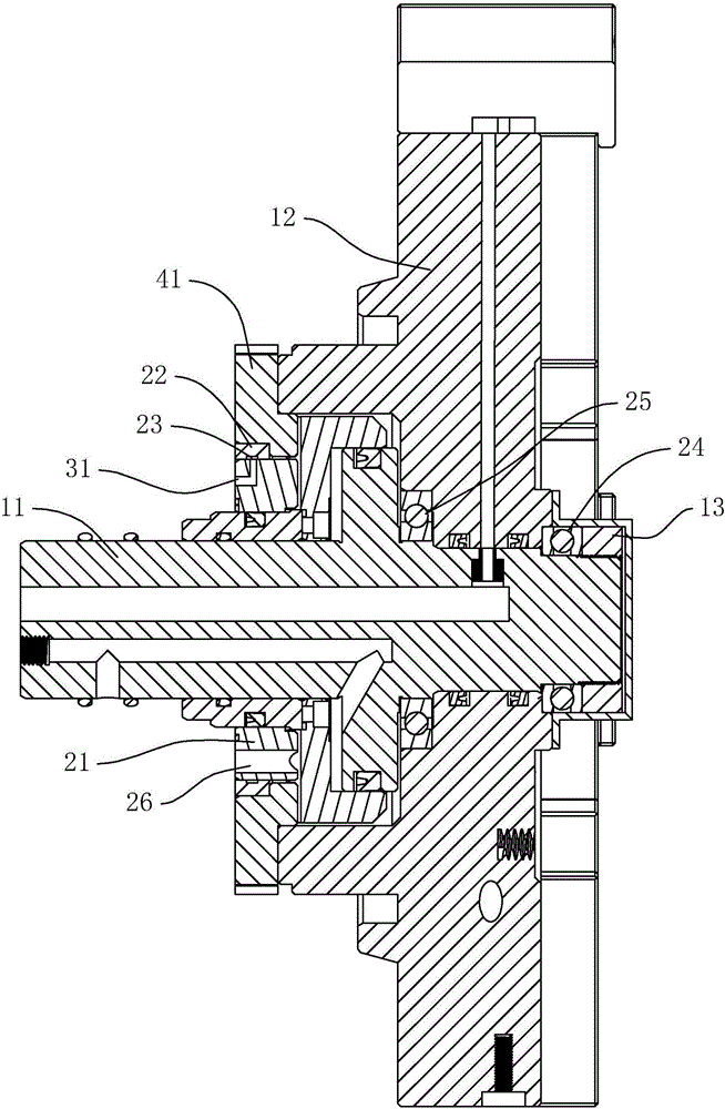 Stably-running lathe tool turret assembly