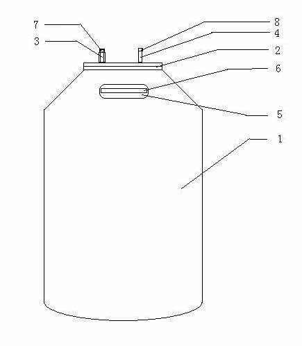 Chemical packaging barrel