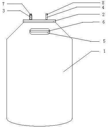 Chemical packaging barrel