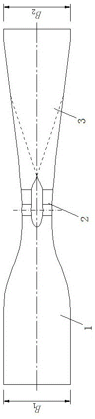 A horizontal axial flow pump device with a front motor and its application method