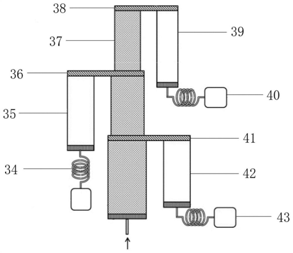 Multi-stage U-shaped gas-coupled pulse tube refrigerator connected-tube heat exchanger and its realization method
