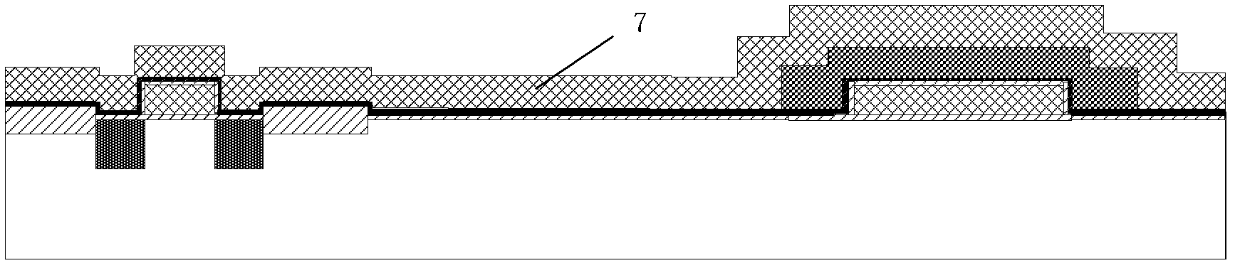 MEMS (micro-electromechanical system) and IC (integrated circuit) monolithical integration method