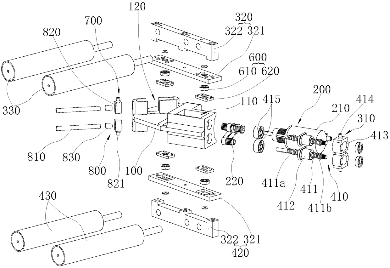 Symmetrical deviation rectifying equipment