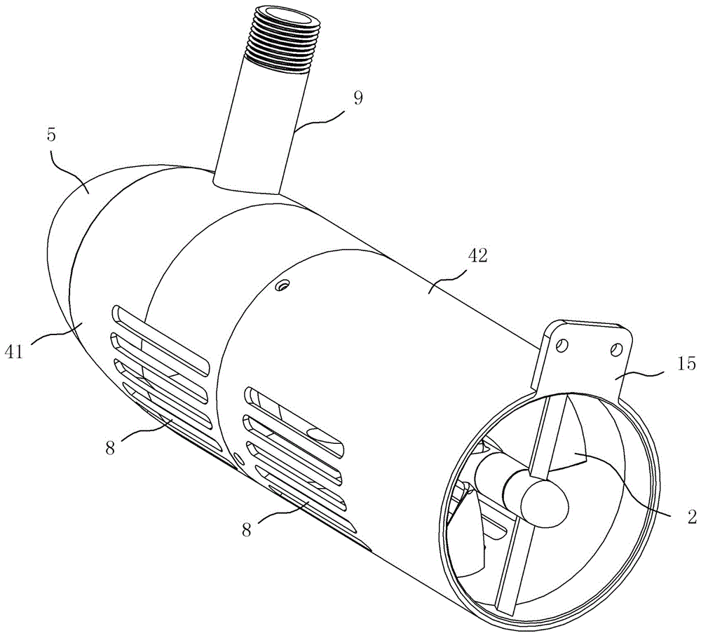Pipeline thruster with protection function
